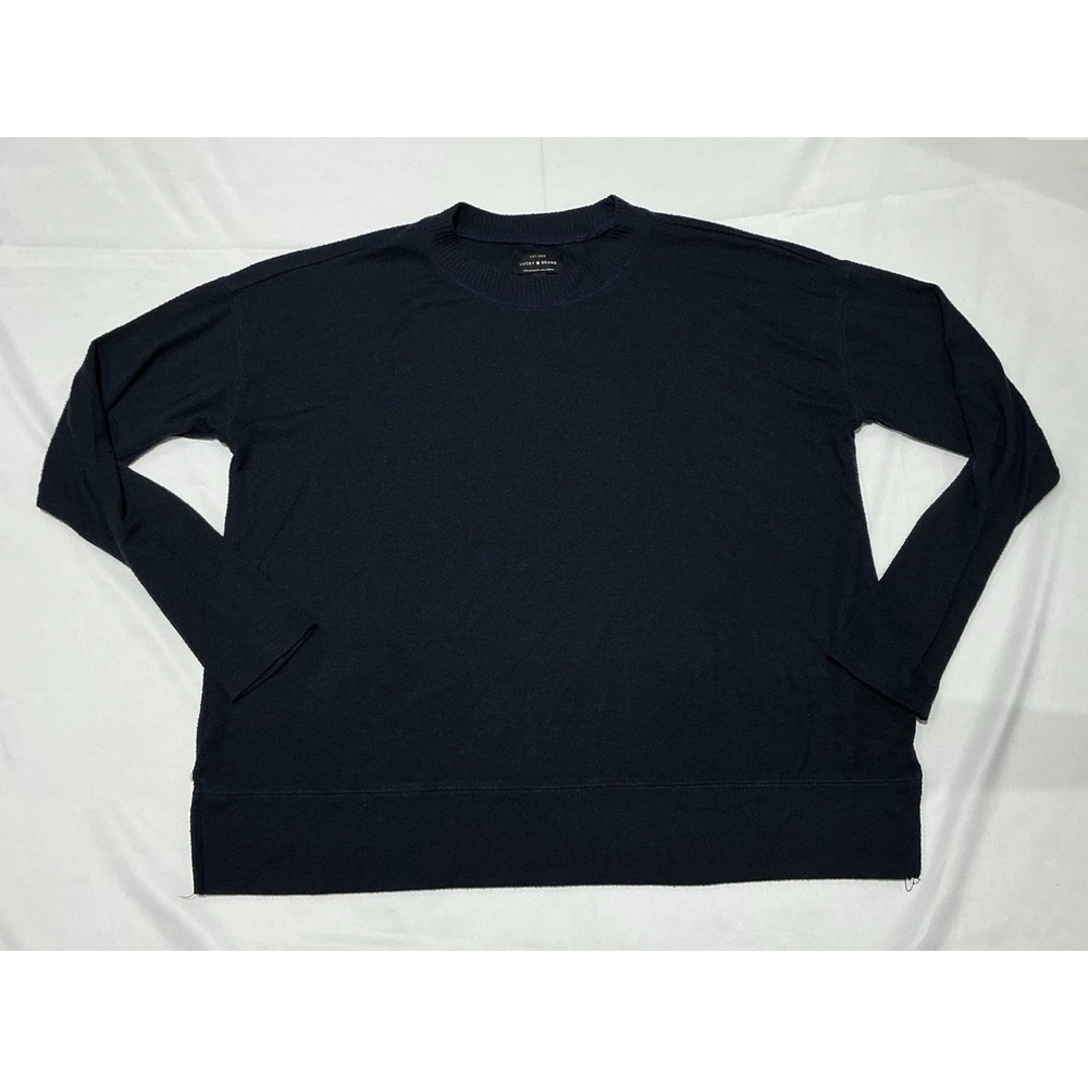 Lucky Brand Sweater Womens Medium Blue Lightweight‎ Casual